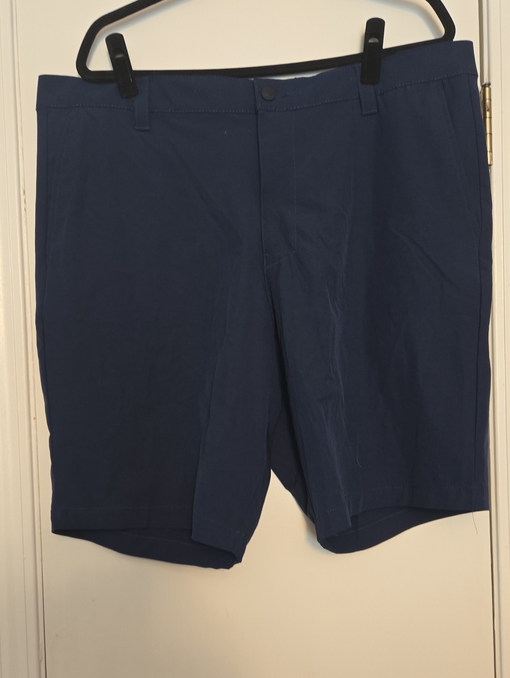 Banana Republic Slim Navy Blue Flat-Front Men's Shorts